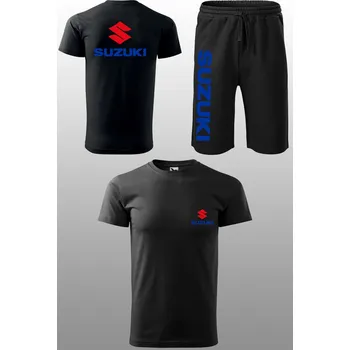 Tepláková souprava s krátkým rukávem Suzuki Kraťasy velikost: 2XL, Triko velikost: 4XL