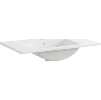 Umyvadlo COMAD Zápustné umyvadlo - UM CFP-80D, 80 cm, keramické, lesklá bílá