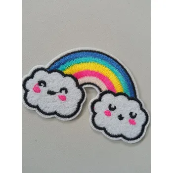 Nažehlovačka, nášivka, aplikace duha velká