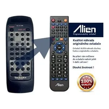 Dálkový ovladač Dálkový ovladač ALIEN Technics RAK-SU129WH