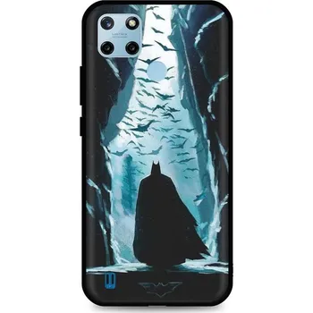 Pouzdro na mobilní telefon Kryt Realme C25Y silikon Dark Batman (obal neboli pouzdro na Realme C25Y)