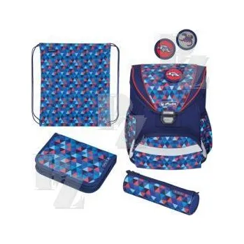 Školní batoh Školní taška UltraLight Trojúhelníky plná, Herlitz