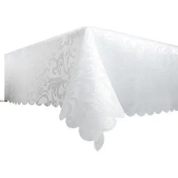 ubrus Keuy Bílý ubrus odolný proti skvrnám 140x160 cm Aida