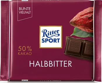 Čokoláda Ritter Sport Dark Chocolate 50 % 100 g