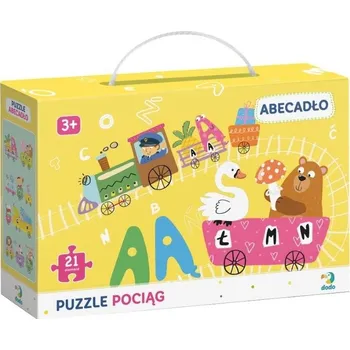 puzzle pro nejmenší Dodo puzzle Vlak s abecedou 21 dílů