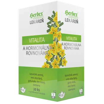 Čaj Herbex Vitalita a hormonální rovnováha 20x 3 g