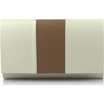 Kabelka Elegantní dámské psaníčko Marie - béžová