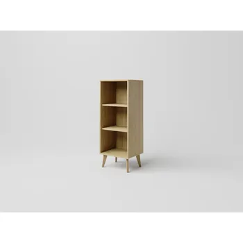 Knihovna SCANDIA Knihovna úzká nízká SC-S03E, borovice