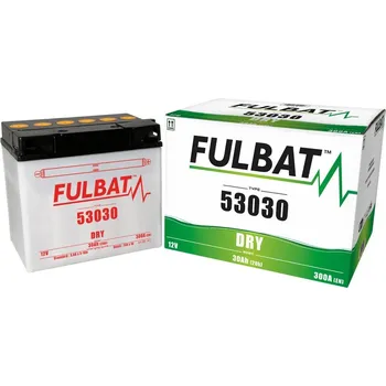 Motobaterie Baterie 12V, 53030, 30Ah, 300A, pravá, konvenční 186x130x171, FULBAT (vč. balení elektrolytu)