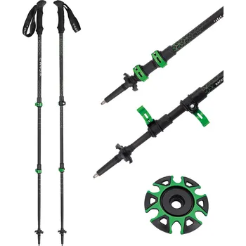 Trekingová hůl Camp Backcountry 3 zelená 67-135 cm