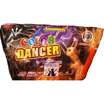 Zábavní pyrotechnika Color Dancer 49 ran - tichý ohňostroj