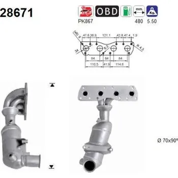 Výfukový systém Katalyzátor STARLINE