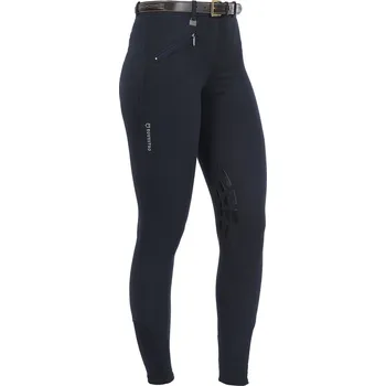 Jezdecké kalhoty EQUESTRO Rajtky Lea Equestro, s gripem na kolenou, dámské, navy 40