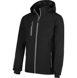Softshellová bunda pánská Tara černá šedé zipy 2XL