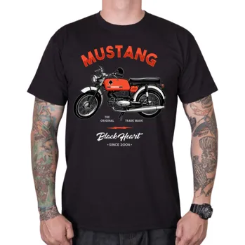 Pánské tričko Tričko BLACK HEART Mustang - XL