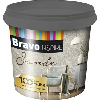 barva na zeď Dekorativní vnitřní omítka BRAVO SANDE S deko technika S12 1 l