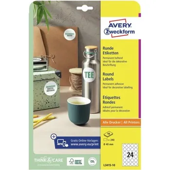 Avery Zweckform L3415-10 bílé 240…