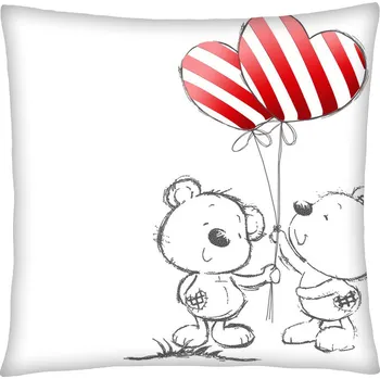 Polštář Polštář LOVE 02 Mybesthome 40x40 cm Varianta: Povlak na polštář, 40x40 cm