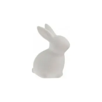 Velikonoční dekorace Keramický králíček Vera White 7 cm