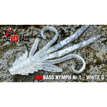 Umělá nástraha Nymfa RedBass S 53mm - White G