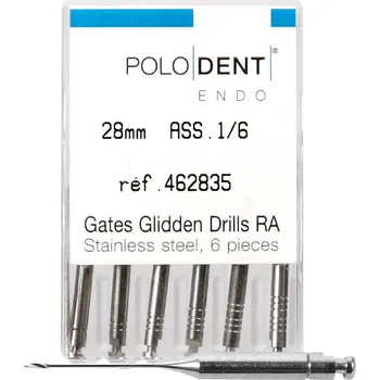 Sada nářadí Polodent Gates - 32 mm, č. 5, 6 ks