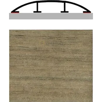 Podlahová lišta Přechodová lišta samolepicí PROFIL Team P21 Teak antik 75 x 1000 mm