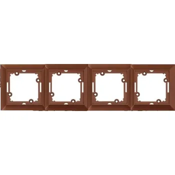 Stavebniny Timex Rámeček OPUS premium čtyřnásobný mahagon