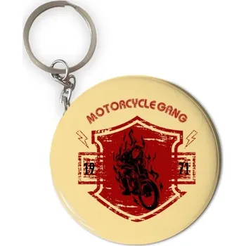 Přívěsek Přívěšek s otvírákem s potiskem Motorcycle gang