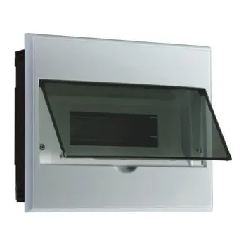 Rozvaděč Metalka Majur rozvodnice 12mod. pod omítku, průhledná dvířka