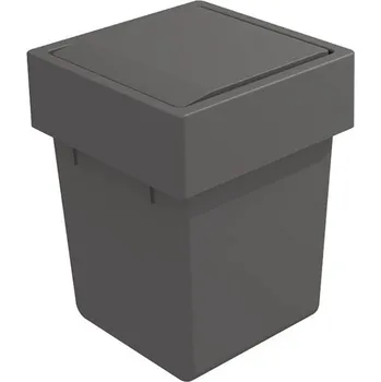 Odpadkový koš Gollinuci Koupelnový odpadkový koš 5l na dvířka antracit