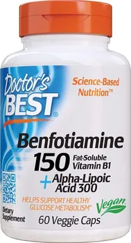 Doctor's Best Benfotiamine with Alpha Lipoic Acid 150 mg 60 cps.