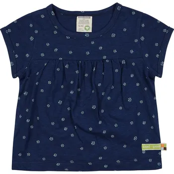 Dětské triko s krátkým rukávem Malé tečky tmavě modrá loud + proud Velikost: 62/68
