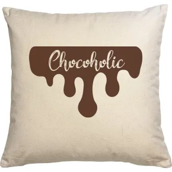 Polštář Polštář bavlněný s potiskem Chocoholic