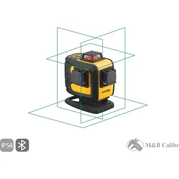 Měřící laser Multi 4D křížový laser 10m/±1mm, zelený NIVEL SYSTEM