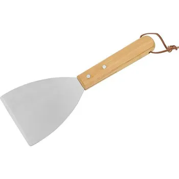 Grilovací nářadí Obracač Strend Pro Grill, so škrabkou, s bambusovou rúčkou