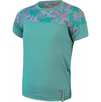 Dětské termo spodní prádlo SENSOR COOLMAX IMPRESS dětské triko kr.rukáv mint/purple bikes