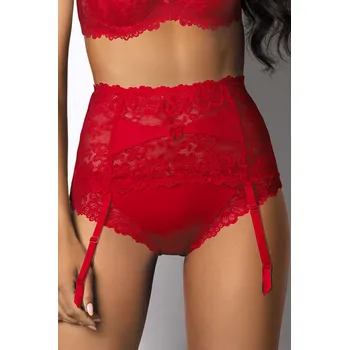 Podvazkový pás Mat 053/3 Carmela barva: červená 38