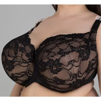 Dámská erotická podprsenka Dámská podprsenka Ewa Michalak SF Lara 80 E Černá
