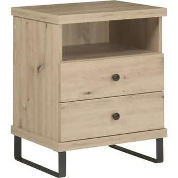 Noční stolek Noční stolek na nohách 2S BARBUS dub artisan