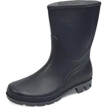 Dílna Holínky TRONCHETTO nízké černé PVC