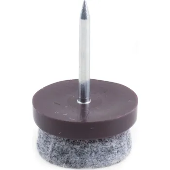 Nábytkové kování Strong kluzák hřebíkový s plstí 17x8,5