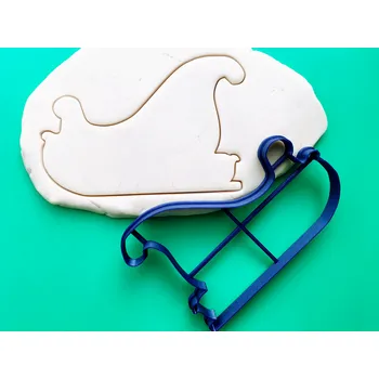 Vánoční dekorace Sáně #2 vykrajovátko