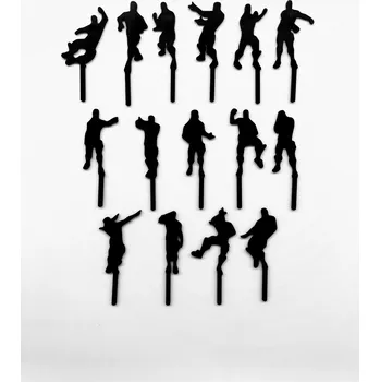 Dortová svíčka Mini zápichy na cupcake - FORTNITE #12 - 15 ks