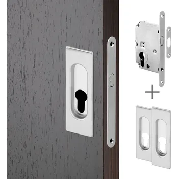 Dveřní kování AC-T Servis ACT set pro posuvné dveře PZ HRANATÝ (chrom mat.)