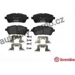 Sada brzdových destiček BREMBO P24072 - FORD