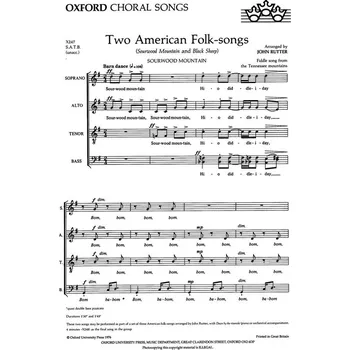 Two American Folk-songs - pro sbor SATB 1199402
