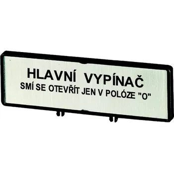 modulární přístroj a rozvaděč ZFS78-P3 Přídavný čelní štítek pro spínače T5 T5B P3 EATON 205563