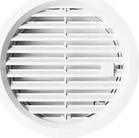 Větrací mřížka kruhová uzavíratelná 125 bílá