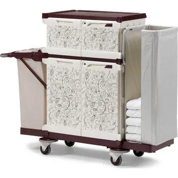Koš na prádlo Hygienický vozík MagicArt 262-S Safety Plus na čisté a špinavé prádlo