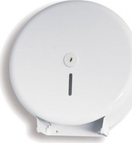 Zásobník (kovový) bílý pro toaletní papír ≤⌀28cm 1ks